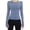 *Blue, variant on ClodeEU Women's Long Sleeve Running Tops ,Seamless Yoga Wear, Sportswear Breathable Workout Clothes Black,Womens Plus L