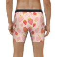 thumbnail image 5 of Mens Underwear, Cute Strawberry Painting Mens Underwear Boxer Briefs, Soft Breathable Underwear Long Leg For Men, 5 of 8