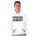 thumbnail image 3 of Forever Hungry Hangry Foodie Geek Hoodie Sweatshirt Women Men Brisco Brands S, 3 of 6