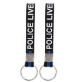 thumbnail image 1 of uds llavero llavero de silicona pulsera Unisex pulseras con letra especial para mujeres hombres POLICE LIVES MATTER, 1 of 5