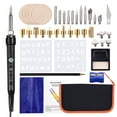 thumbnail image 4 of 45 Pieces Wood Burning Tool Kit Pyrography Pen Adjustable Temperature from 150-450℃ for Beginners Adults Wood Burning Carving Embossing Soldering, 4 of 8