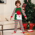 thumbnail image 4 of Conjunto de pijamas navideños 2024 con estampado de rayas para madre, padre e hijos, ropa de dormir informal suave de 2 piezas, atuendo de aspecto familiar, 4 of 5