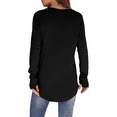 thumbnail image 6 of SOMER Womens Tops, Going Out Trendy Long Sleeve Shirts for Women, Thumbhole Cute Basic Tees for Women Loose, Casual Comfort Solid Color Round Neck Womens Sweatshirt for Leggings, Jeans and Skirts, 6 of 6