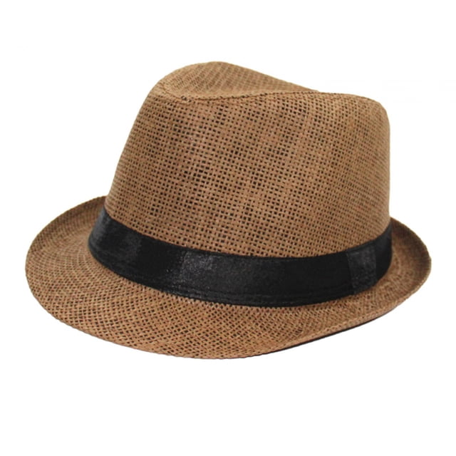 Sombrero de Paja Hugo para Niños Sombrero de copa Playa Ligero Moderno