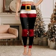 thumbnail image 5 of TTUHYWXI Women's Funny Printed Ugly Christmas Leggings Soft Stretchy Holiday Tights (Black, XL), 5 of 7
