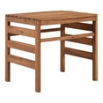 thumbnail image 4 of Walker Edison Table d'Appoint Modulaire en Acacia d'Extérieur en Marron, 4 of 13