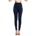thumbnail image 1 of Gibobby Leggings cálidos para mujeres Pantalones de yoga casuales para mujeres Pantalones vaqueros elásticos Leggings Estampado de rayas térmicas Imitación de mezclilla(Azul,M), 1 of 5