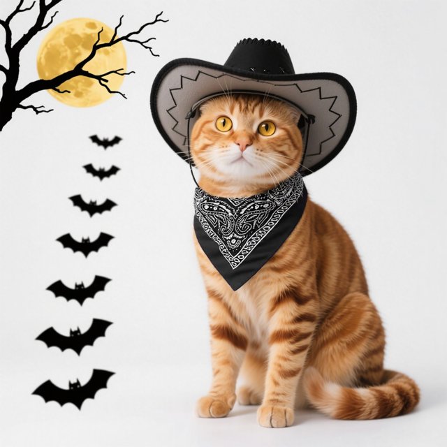 Collier pour Animaux de Compagnie Réglable en Nylon pour Marcher Petit Moyen Collier Foulard d'Halloween pour Animaux