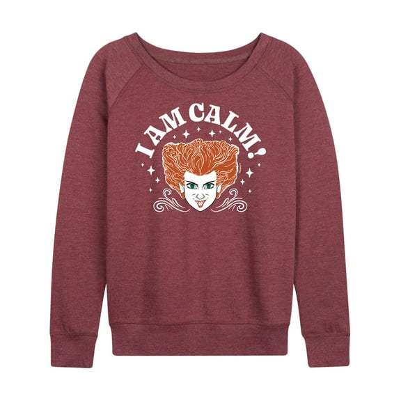 Hocus Pocus - I'am Calm - Women's Lightweight French Terry Long Sleeve Shirt