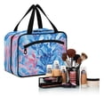 thumbnail image 6 of Travel Toiletry Bag with Metal Hook Large Capacity Cosmetic Bag Toiletry Bags for Travel, Gym, Camping Watercolor Kelp Pattern, 6 of 9