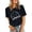 Black, variant on HCYSFG Womens Volleyball Graphic T Shirts Crewneck Short Sleeve Team Sport Theme Casual Relaxed Fit Sports Tees Summer Tops
