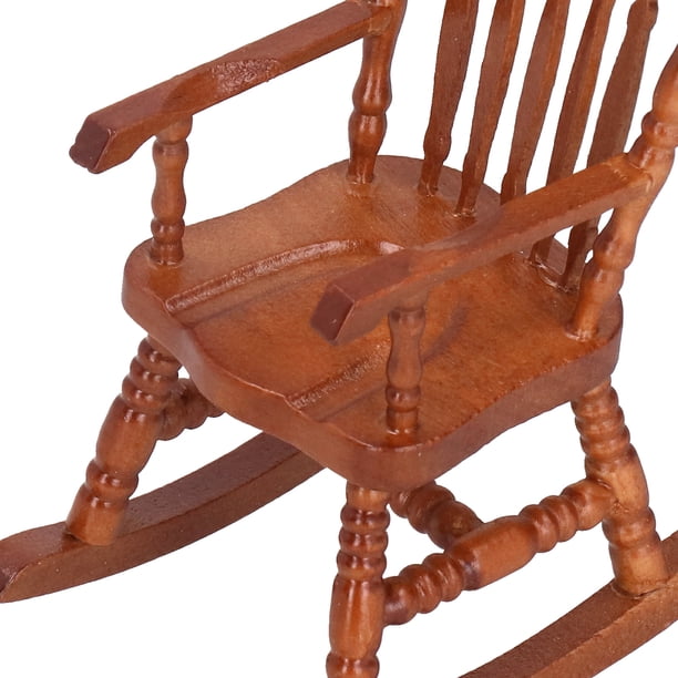 Silla Mecedora en Miniatura de Diseño Vívido, Mecedora de Casa de Muer