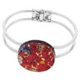 thumbnail image 3 of GlassOfVenice Murano Glass Venetian Reflections Metal Bracelet - Red Gold, 3 of 6