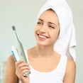 thumbnail image 2 of Wovilon Toothbrush Set Equipped With 3 Brush Heads 5 Modes Built-in 2-minute Smart Timer Can Be Used For 60 Days A Charge, 2 of 9