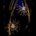 thumbnail image 3 of Lámpara de fuegos artificiales LED, lámpara de alambre de cobre, lámpara de habitación, estrellas, lámpara decorativa de alambre de cobre, cadena, sección interior y exterior, 3 of 5