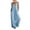 Sky Blue, variant on gakvbuo Summer Jumpsuits For Women Casual Dressy Wedding Camis Sleeveless Suspender Romper Solid Color Spaghetti Strap V-Neck Wide-Leg Pants