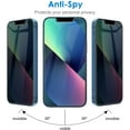 thumbnail image 4 of TEMOGU-Privacy Screen Protector for iPhone 13 mini 5.4-Inch, Anti Spy Tempered Glass Film, Case Friendly, 2-Pack, 4 of 4