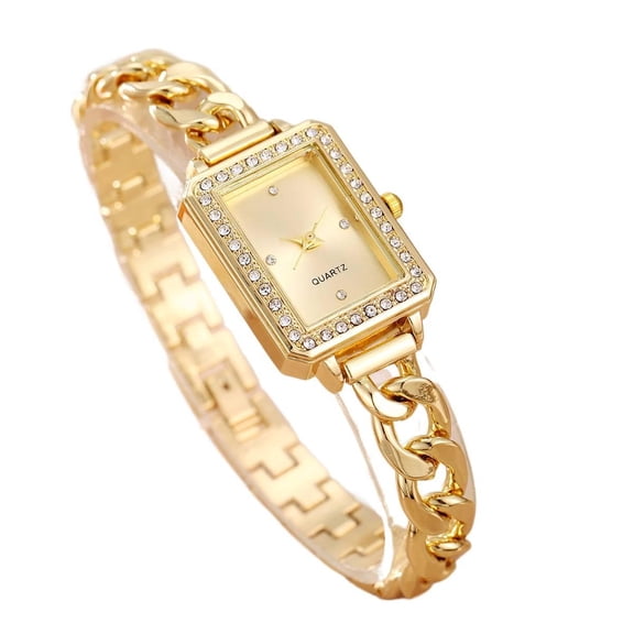 New Fashion Decorative Women's Bracelet Square Decorative Diamond Dial Quartz Watch