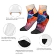 thumbnail image 5 of Rocae Vibrant Hummingbird Watercolor Art for Premium Adult Socks,Comfortable, Breathable, and Durable Socks, Perfect for Everyday Wear, 5 of 7