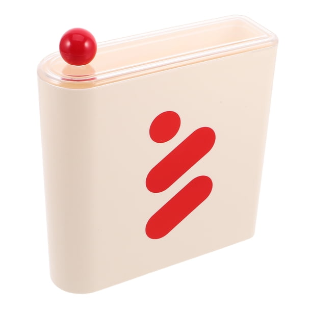 Caja de almacenamiento para mascarillas faciales con tapa, organizador de maquillaje impermeable para tocador, soporte de plástico para cosméticos para encimera de baño o tocador.