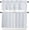 Blue White, variant on Blue Flower Kitchen Curtains and Valances Set, Rod Pocket Curtains Tier Farmhouse Window Curtains 36 Inch Length, Spring Nature Botanical Wild Floral Vine 3 Piece Kitchen Curtains Set