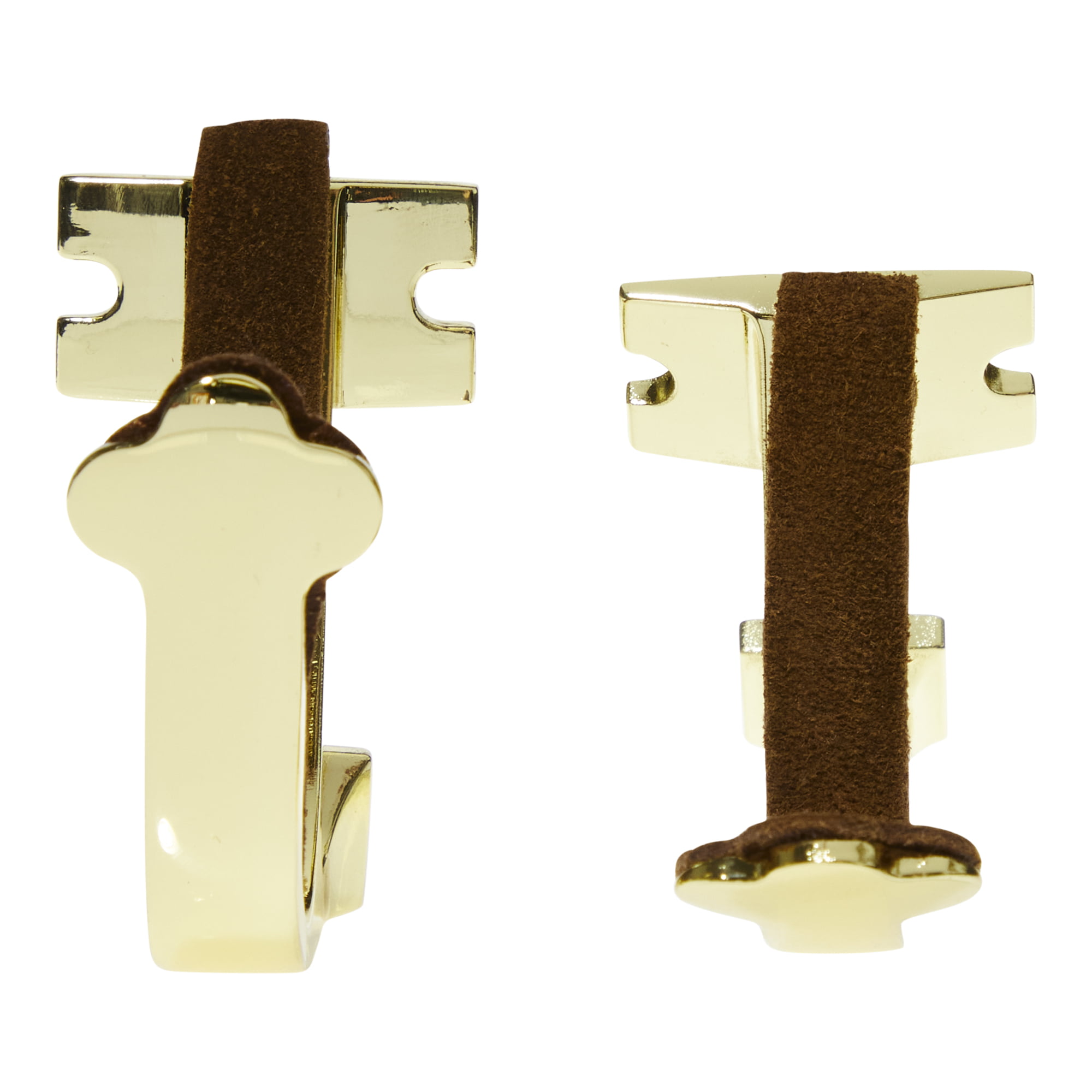 3x Allen Brass Gun Hanger Kits 3 Pair Display Wall Mount Hooks for sale online 