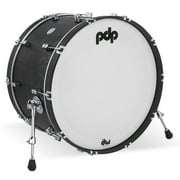 PDP Concept Classic 14x24 Ebony Stain Kick Drum with Ebony Stain Hoops
