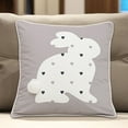 thumbnail image 6 of Wooowa Easter Bunny Egg Double Sided Pillow, Soft Cushion for Sofa Bed Headrest, Festive Holiday Gift for Living Room Office, 6 of 6