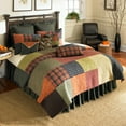 thumbnail image 3 of Donna Sharp Woodland Square Twin Cotton Pieced Patchwork Lodge Quilt, 3 of 4