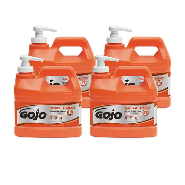 NATURAL ORANGE Pumice Hand Cleaner, Citrus, 1 gal Pump Bottle, 2/Carton NATURAL ORANGE Pumice Hand Cleaner, Citrus, 1 gal Pump Bottle, 2/Carton