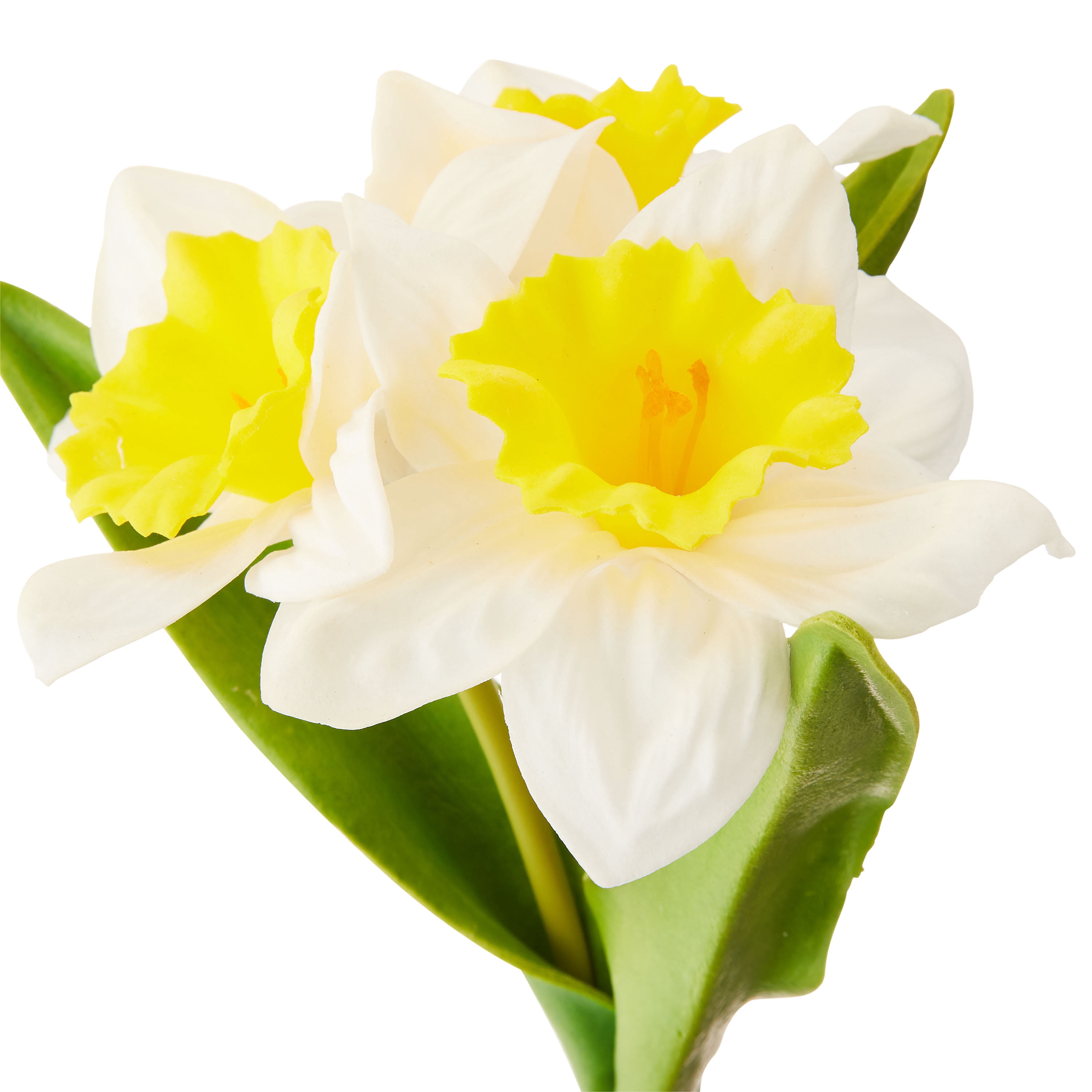 Easter Artificial Yellow and White Daffodil Decor, 12 in, by Way To Celebrate