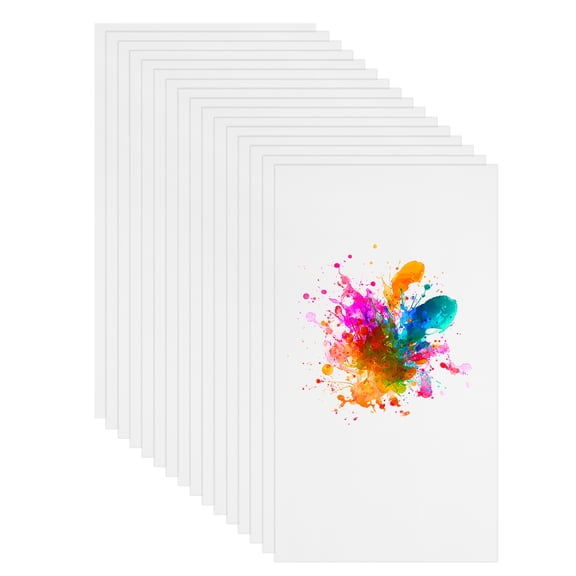 6x12 Inch 140 LB/300 GSM Right Corner Watercolor Paper Bulk, Pack of 40