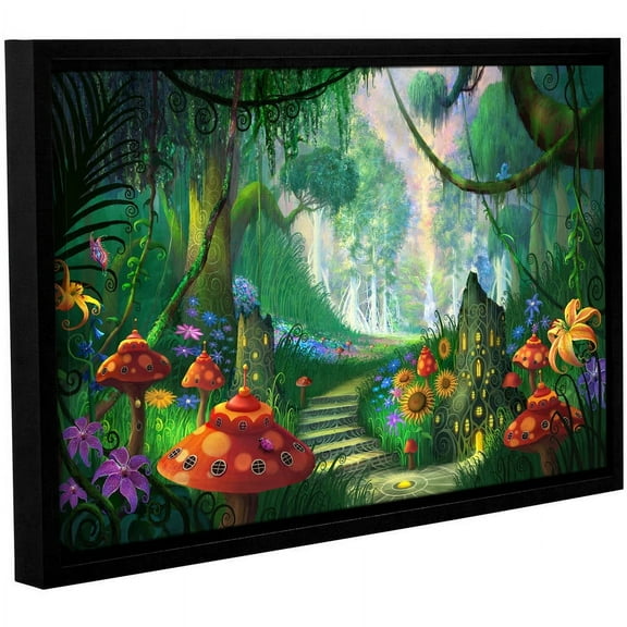 ArtWall Philip Straub "Hidden Treasure" Gallery-wrapped Floater-framed Canvas