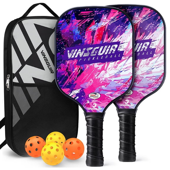 Pickleball Paddles Set of 2,Pink
