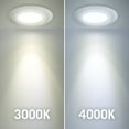 thumbnail image 6 of armacost lighting 224411 round flat panel fixture soft white 3000k wafer thin led puck light, fully dimmable with standard dimmers and surface mount installation, 3-3/4", bright white (4000k), 6 of 6