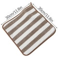 thumbnail image 2 of Kitchen Towels with Hanging Loop, Hanging Kitchen Towels, Soft Absorbent Small Kitchen Hand Towels, Striped Hanging Loop Hand Towels, Multipurpose Stripe Bathroom Hand Cloths 1Pcs, 2 of 4