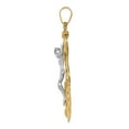 thumbnail image 2 of 14K Two-Tone Gold Charm Pendant Themed 56 mm 30 Mariner'S Crucifix, 2 of 3