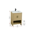thumbnail image 2 of Elegant Kitchen and Bath Ira 24 Inch Single Bathroom Vanity In Honey Brown, 2 of 13