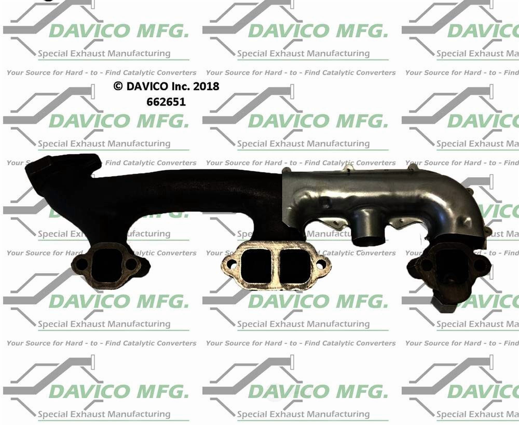 Davico Mfg 662651 Stand alone Exact-Fit exhaust manifold