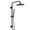 Bronze, variant on sumerain Retrofit Rain Shower Heads System with 9 Inch Shower Head 2.5GPM, Brass Handheld Shower, Slide Bar with Adjustable Holder, Brass Diverter and Shower Hose, Chrome Finish