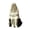 B, variant on B Gothic Faceless Ghost Figurine Dark For Halloween Desktop Decor, Plastic