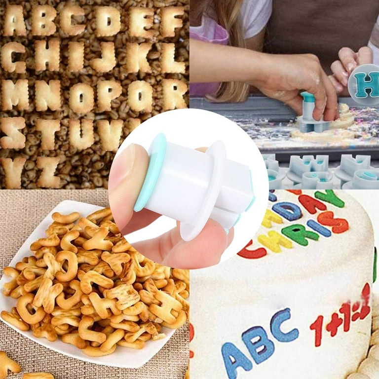 Cake Alphabet Magic Letters Cake Craft Stencil Number Cake Decorating  Fondant Icing 