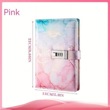 A5 Fashion Password Book With Lock Journal Creative Journal Book Student Notepad Stationery Notebook