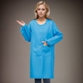 thumbnail image 3 of Unisex Kitchen Apron with Long Sleeves - Waterproof, Big Pockets, Adjustable Strap, Cooking/Baking/BBQ Apron, 3 of 5