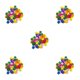 thumbnail image 3 of Guardurnaity Paquete de 100 botones de madera, sujetadores hechos a mano con forma de copo de nieve, manualidades con forma de nieve, adornos, ropa, Type2 NO2, 3 of 6