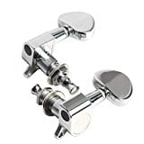 6pcs 3L3R Acoustic Guitar Tuning Pegs Machine Head Tuners Chrome Guitar (Best Solid State Guitar Head)