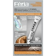 L'Oreal Paris Feria Permanent Hair Color, T53 Moonlit Tortoise Cool Medium Brown