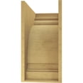 thumbnail image 4 of 12"W x 24"D x 24"H Classic Hughes Rough Cedar Woodgrain TimberThane Corbel, Primed Tan, 4 of 6