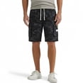 thumbnail image 5 of Homeyce Men's Cargo Shorts Multi Pockets Twill Elastic Waist Short Pants Drawstring Ripstop Straight Leg Cargo Shorts Casual Relaxed Fit Wild Outdoor Work Pants,Black L, 5 of 5