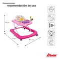 thumbnail image 4 of Andadera Caminadora Jungle 2 en 1 Rosa D'Bebé 81-2, 4 of 7
